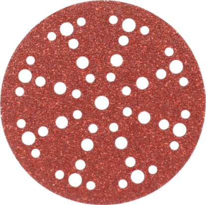 Afbeeldingen van KELFORT Klitschuurschijf rood 49-gat 150MM K40 10x