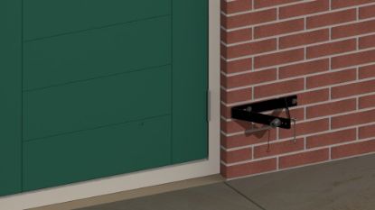 Afbeeldingen van GEBR. BODEGRAVEN Deuropvangbeugel compleet EPZ 275X250X220MM 40X4MM