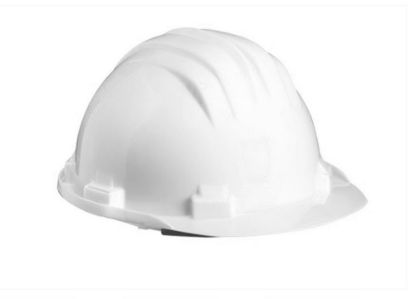 Afbeeldingen van Veiligheidshelm met verstelknop 5-RG wit