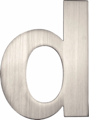 Afbeeldingen van OXLOC Huisnummer RVS letter D