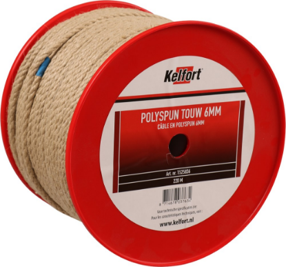 Afbeeldingen van KELFORT Touw polypropyleen geel 6MM 220M
