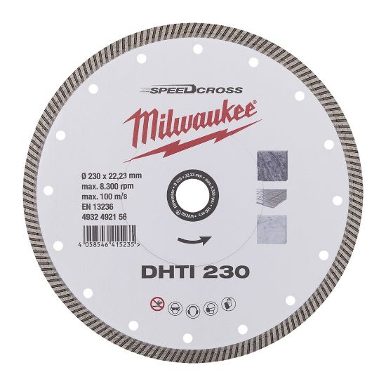 Afbeeldingen van MILWAUKEE Diamantzaagblad SpeedCross DHTI 230X22,23MM