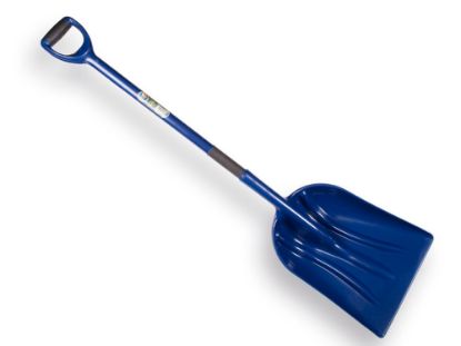 Afbeeldingen van ATLAS Graanschop kunststof blauw met vol kunststof D-steel HACCP