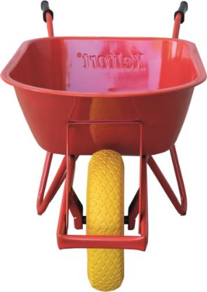 Afbeeldingen van KELFORT Rondneuskruiwagen QUAD staal ovale buis 85L