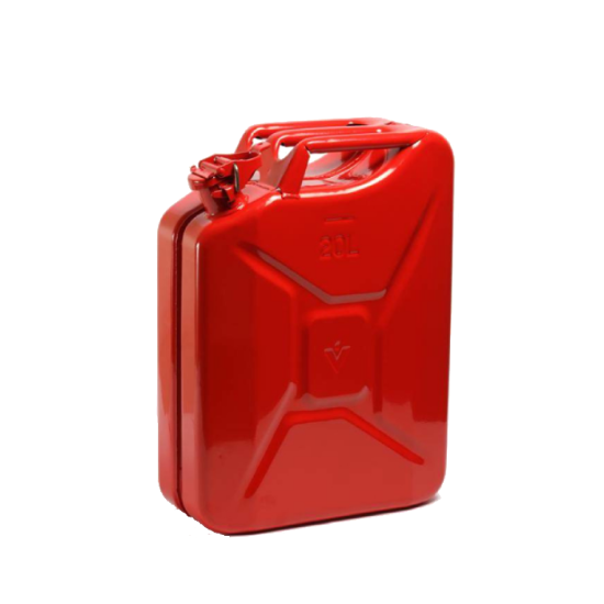 Afbeeldingen van Jerrycan metaal rood UN-keur 20L