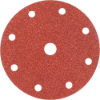 Afbeeldingen van KELFORT Klitschuurschijf rood 9-gat 150MM K60 10x