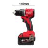 Afbeeldingen van MILWAUKEE Accu boorschroefmachine compact M18BLDDRC-402C 18V 2x 4,0Ah in HD-Box