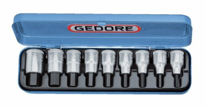 Afbeeldingen van GEDORE Schroevendraaierdopsleutelset ½" 5-17MM 9x