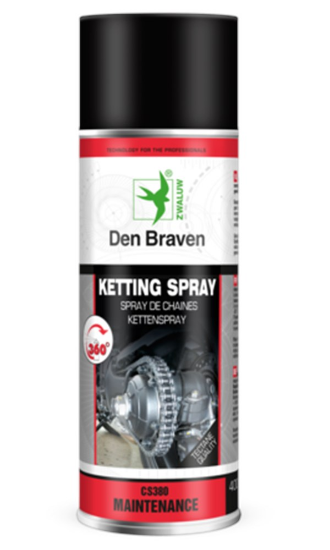 Afbeeldingen van ZWALUW Ketting spray transparant 400ML