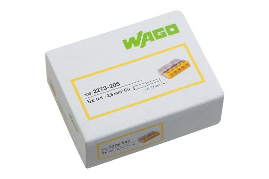 Afbeeldingen van WAGO Lasklem compact 5-voudig DS100 2,5MM²
