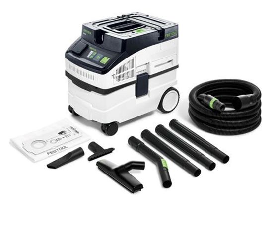 Afbeeldingen van FESTOOL Stofzuiger CLEANTEC CT 15 E-Set inclusief Verlengaccessoires 