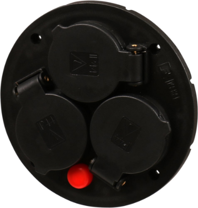 Afbeeldingen van KELFORT Contactplaat 3X t.b.v. kabelhaspel ER300/ER400 met thermische beveiliging