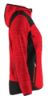 Afbeeldingen van BLÅKLÄDER Gebreid vest met softshell dames 4931 rood/zwart L
