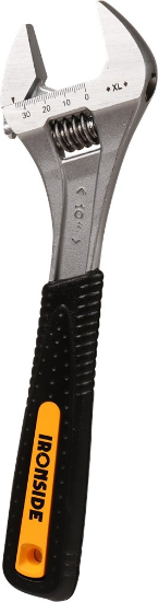 Afbeeldingen van IRONSIDE Moersleutel chroom 250MM 2-componenten