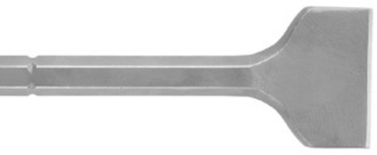 Afbeeldingen van Platte beitel 28MM 80X500MM hex,