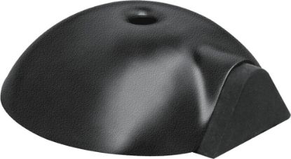 Afbeeldingen van OXLOC Deurbuffer RVS zwart vloer 84X27MM