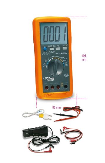 Afbeeldingen van BETA Multimeter digitaal automotive 1760DGT