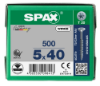 Afbeeldingen van SPAX Spaanplaatschroef verzonkenkop WIROX deeldraad T20 5X40MM