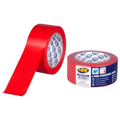 Afbeeldingen van HPX Zelfklevende markeringstape rood 48MM 33M