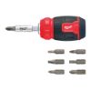 Afbeeldingen van MILWAUKEE Schroevendraaier multi-Bit 8-in-1 compact