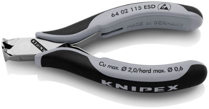 Afbeeldingen van KNIPEX Voorsnijtang elektro 6402115ESD DIN9654