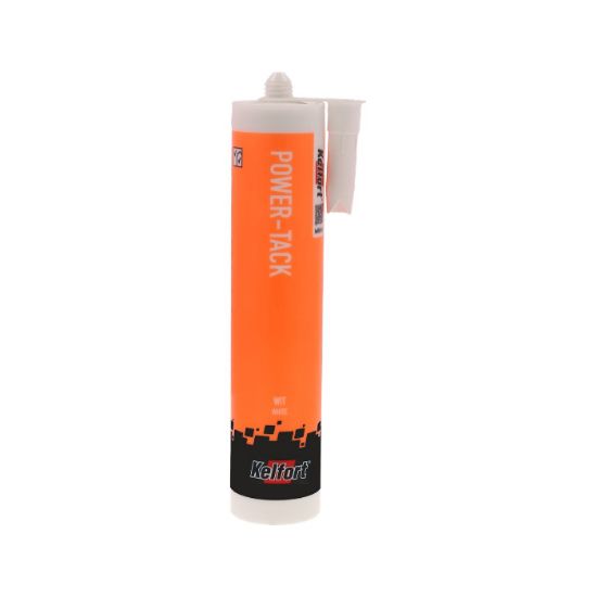 Afbeeldingen van KELFORT Lijmkit MS-polymeer PowerTEC wit 290ML