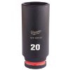 Afbeeldingen van MILWAUKEE Dop SHOCKWAVE ⅜" lang 20MM