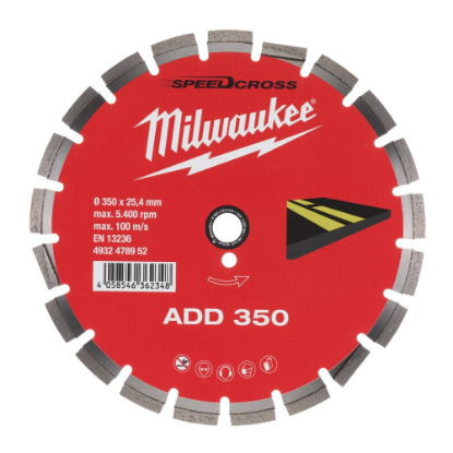 Afbeeldingen van MILWAUKEE Diamantzaagblad asfalt SpeedCross ADD 350X25,4MM