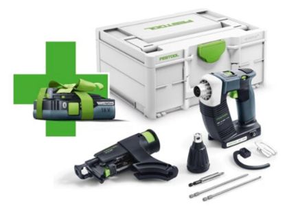 Afbeeldingen van FESTOOL Accu schroefautomaat DWC18-4500-Basic4,0 DURADRIVE BODY in systainer