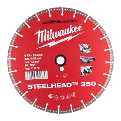 Afbeeldingen van MILWAUKEE Diamantzaagblad High Performance CIS Premium Steelhead 350X25,4MM