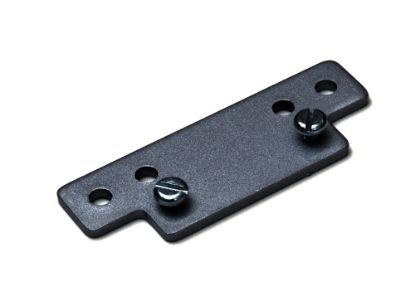 Afbeeldingen van Opdekplaat zilvergrijs tbv smalle kozijnen