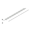 Afbeeldingen van GEBR. BODEGRAVEN Lijmkoppelstrip RVS316 O.G. Novo 300MM 20X0,5MM