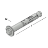 Afbeeldingen van GEBR. BODEGRAVEN Spreidplug EV M8 12X90MM