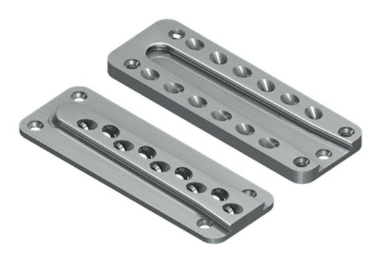 Afbeeldingen van GEBR. BODEGRAVEN Blinde houtverbinding ALU 170X60X14MM 96X221MM