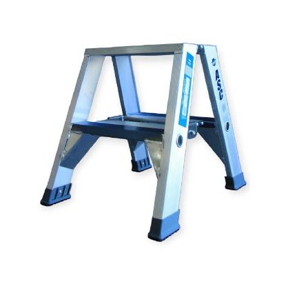 Afbeeldingen van ASC Dubbele trap 2 treden zonder beugel 0,5M stahoogte