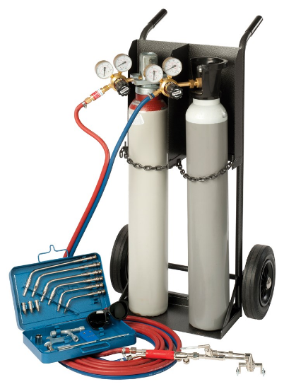 Afbeeldingen van Autogeen las- & snijset 10L excl. gas- & zuurstofcilinder