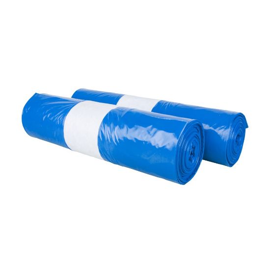 Afbeeldingen van Afvalzakkenrol kliko LDPE blauw T70 240L 65/25X140CM