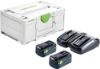 Afbeeldingen van FESTOOL Energie-set SYS 18V 2x5,0/TCL6DUO 18V Li-ion 2x accu 5,0Ah en duolader in systainer