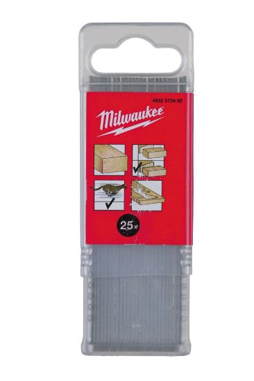 Afbeeldingen van MILWAUKEE Decoupeerzaagblad hout T244D 75X4MM 25x t.b.v. bochten