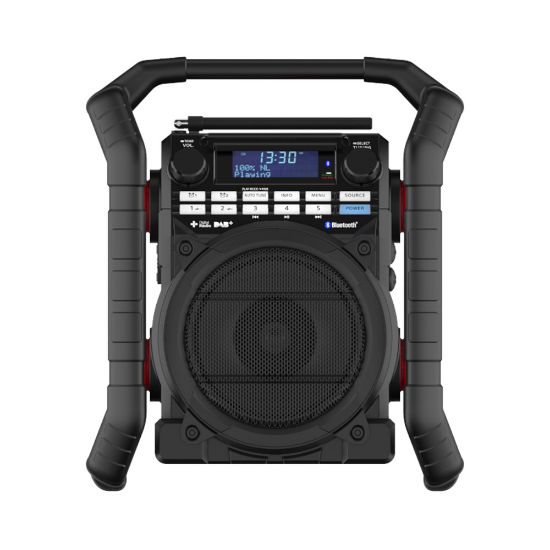 Afbeeldingen van PERFECTPRO Bouwradio TEAMPLAYER DAB+/FM/Bluetooth USB IP65