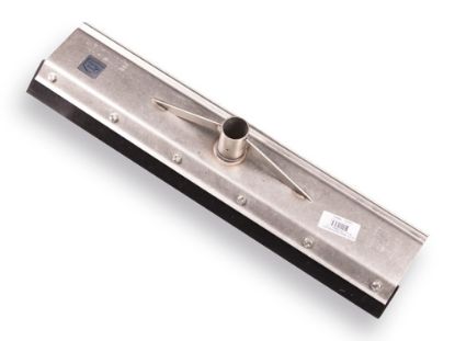 Afbeeldingen van PROLINE Mestschuiver recht 55CM RVS met canvas rubber