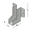 Afbeeldingen van GEBR. BODEGRAVEN Raveeldrager SV zwaar 280/38X121MM 2MM