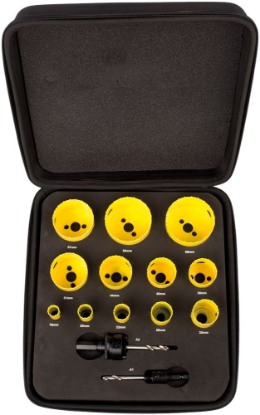 Afbeeldingen van STARRETT Gatzagenset Elektricien & Loodgieter KFC12021 12x