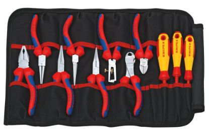Afbeeldingen van KNIPEX Gereedschapsroltas elektro set 11x