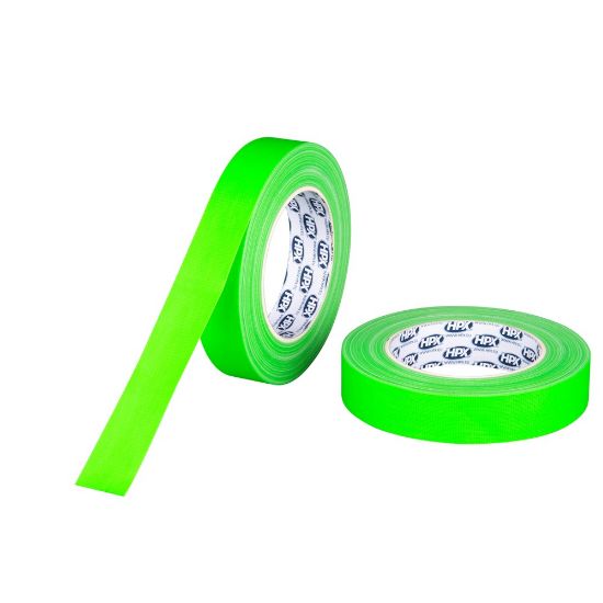 Afbeeldingen van Gaffer tape fluor groen 25MM 25M