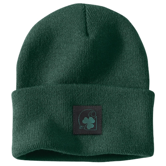 Afbeeldingen van CARHARTT Muts knit shamrock patch 105217 north woods onesize