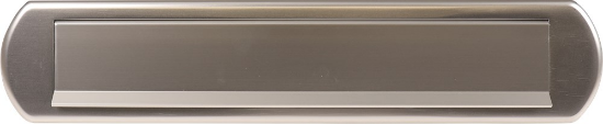 Afbeeldingen van OXLOC Briefplaat aluminium ovaal vocht/tochtwerend