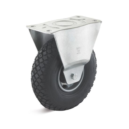 Afbeeldingen van TORWEGGE Bokwiel luchtband met plaat LRS2 260X85MM h=295MM 200kg