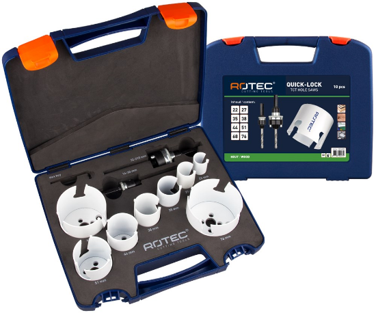 Afbeeldingen van ROTEC Gatzagenset MP Electro 10-delig 22-76MM