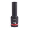 Afbeeldingen van MILWAUKEE Dop SHOCKWAVE ½" lang 10MM